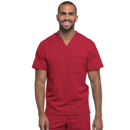 Dickies Scrubs Top Dickies Dynamix DK610 Scrubs Top Men Red