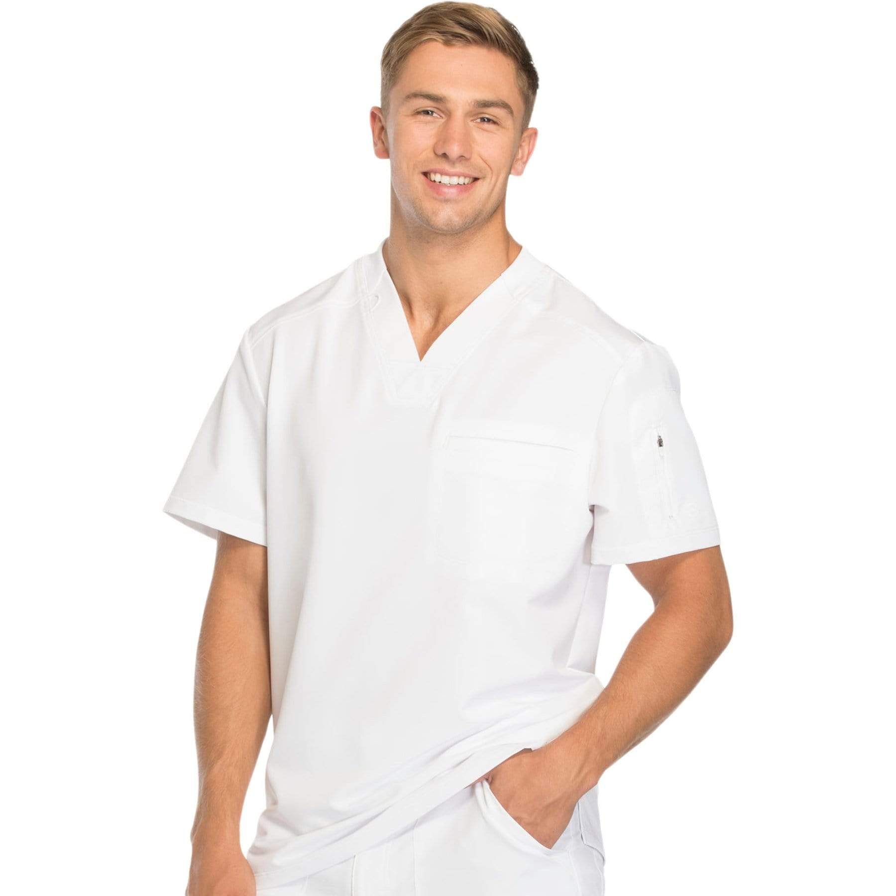 Dickies Scrubs Top Dickies Dynamix DK610 Scrubs Top Men White