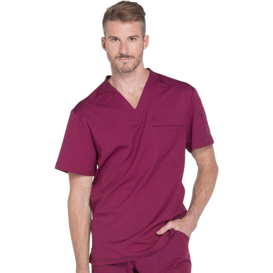 Dickies Scrubs Top Dickies Dynamix DK610 Scrubs Top Men Wine