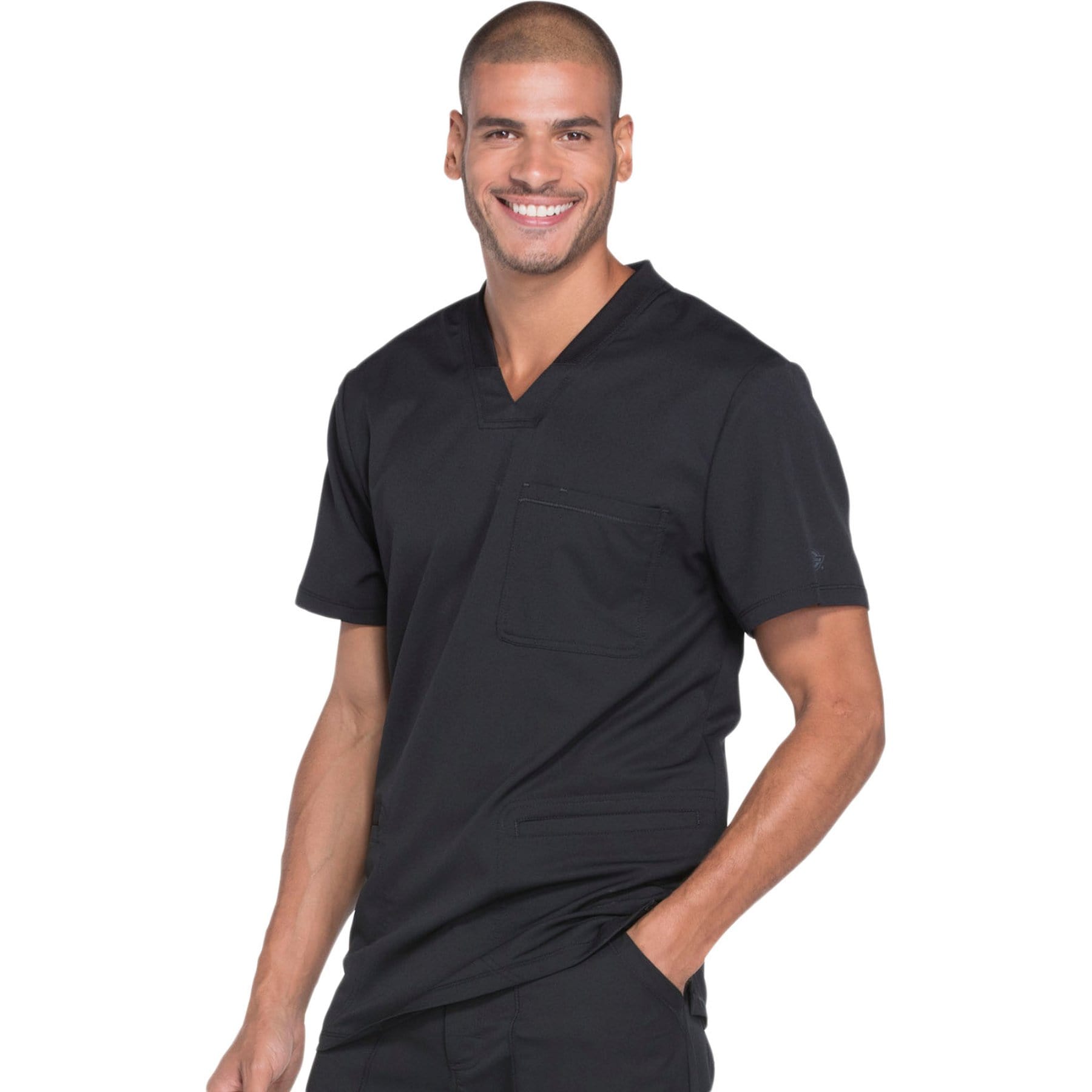 Dickies Scrubs Top Dickies Dynamix DK640 Scrubs Top Men Black