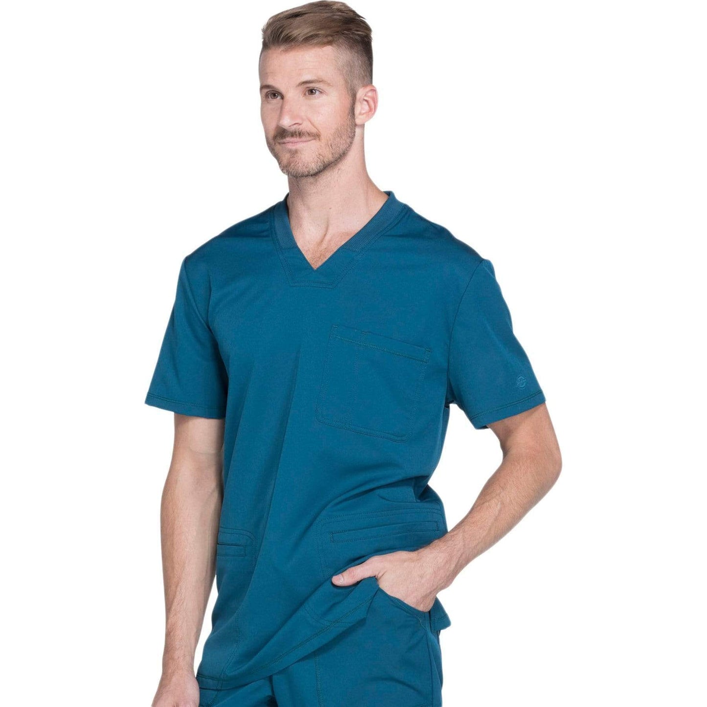 Dickies Scrubs Top Dickies Dynamix DK640 Scrubs Top Men Blue