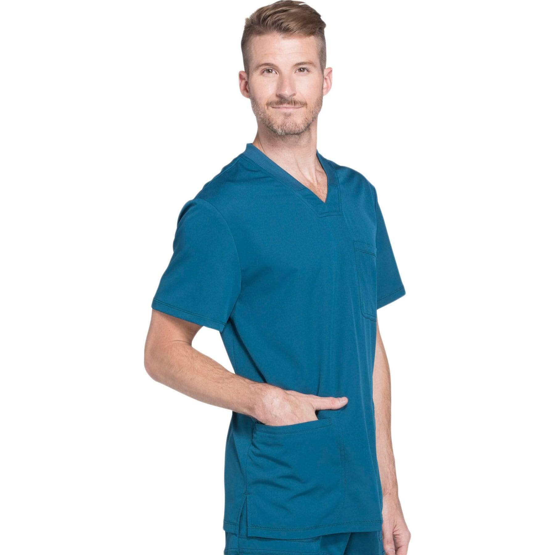 Dickies Scrubs Top Dickies Dynamix DK640 Scrubs Top Men Blue