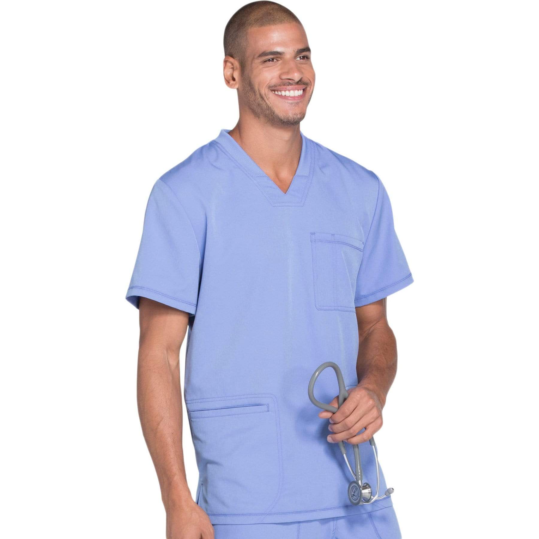 Dickies Scrubs Top Dickies Dynamix DK640 Scrubs Top Men Ciel Blue