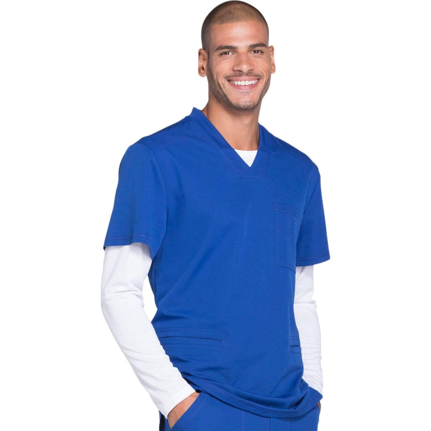 Dickies Scrubs Top Dickies Dynamix DK640 Scrubs Top Men Galaxy Blue