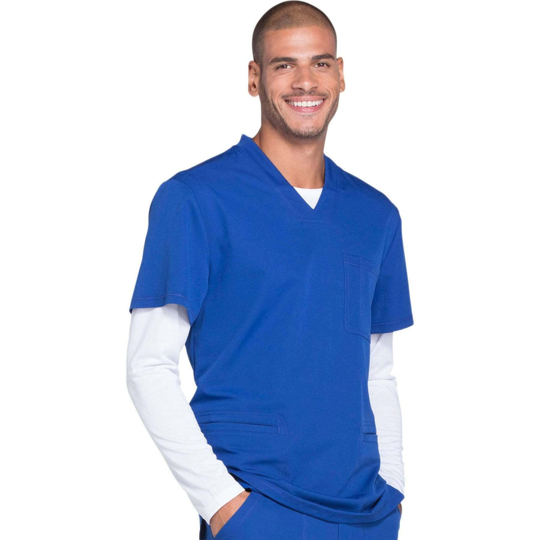 Dickies Scrubs Top Dickies Dynamix DK640 Scrubs Top Men Galaxy Blue