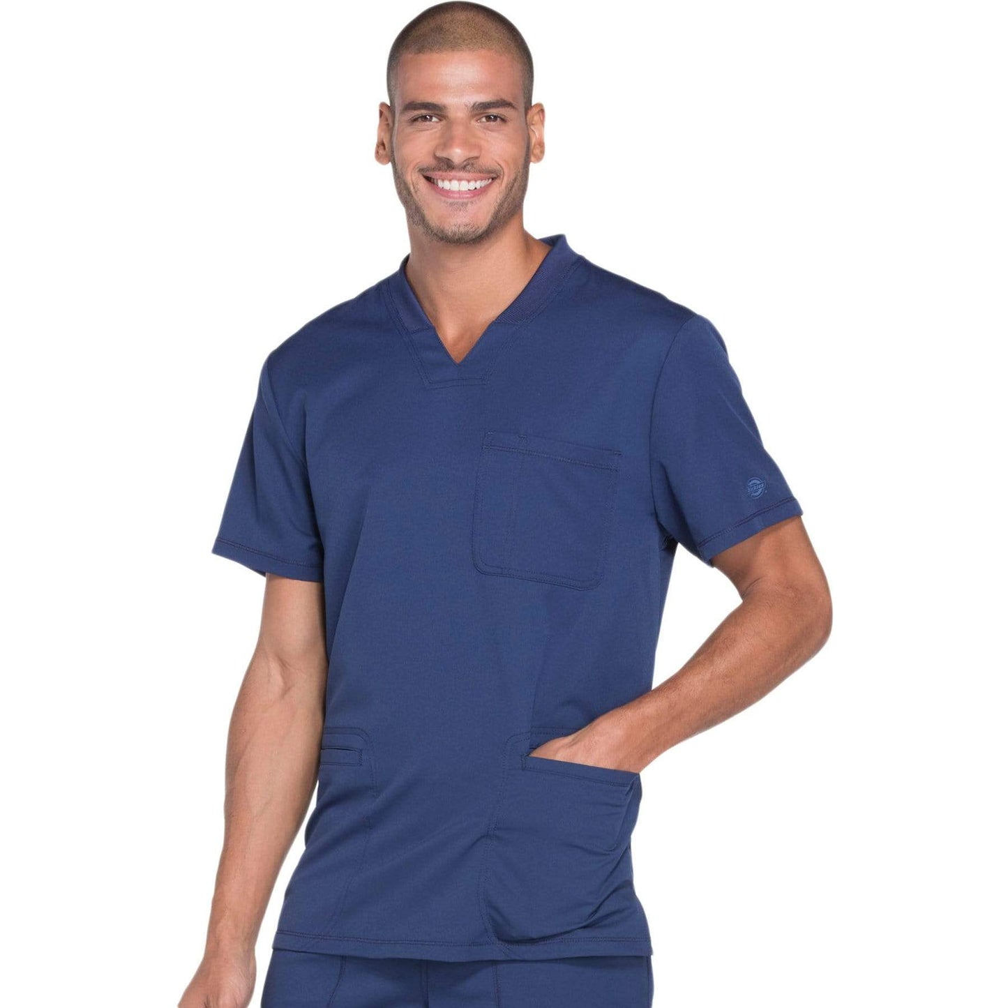Dickies Scrubs Top Dickies Dynamix DK640 Scrubs Top Men Navy
