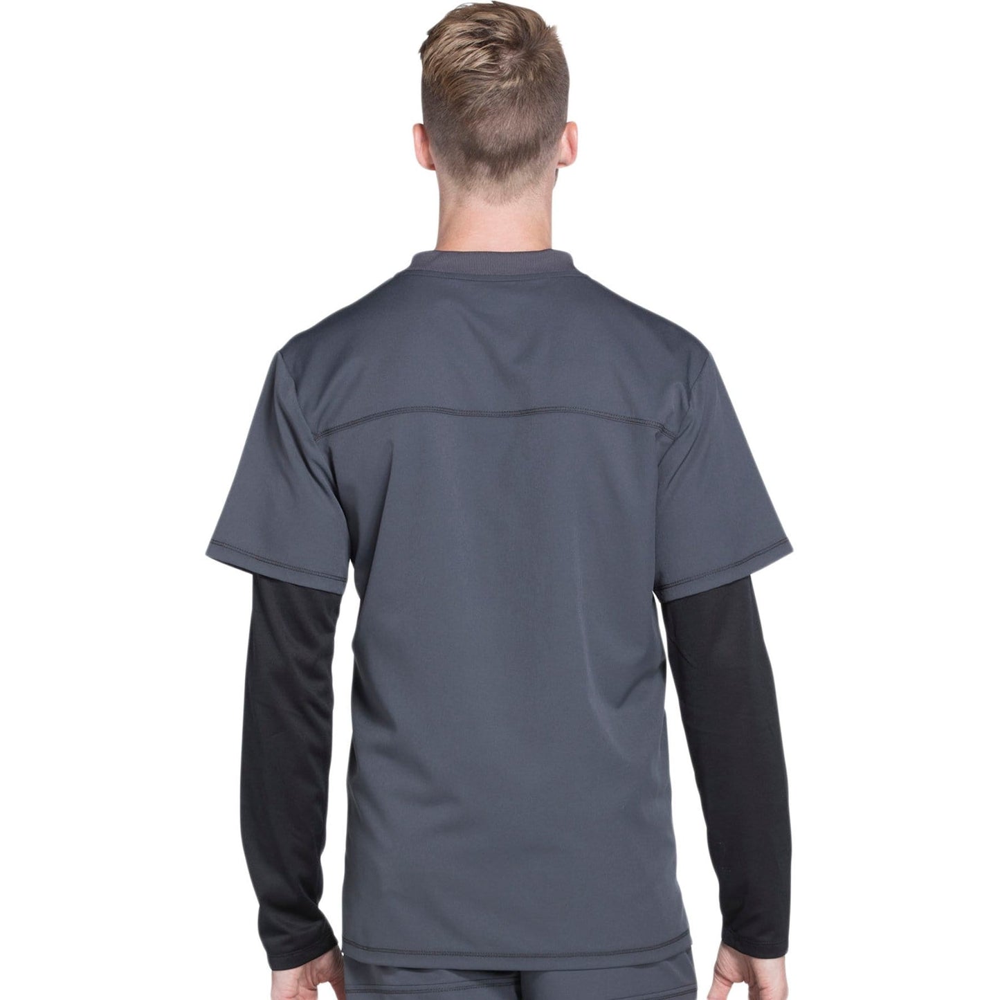 Dickies Scrubs Top Dickies Dynamix DK640 Scrubs Top Men Pewter