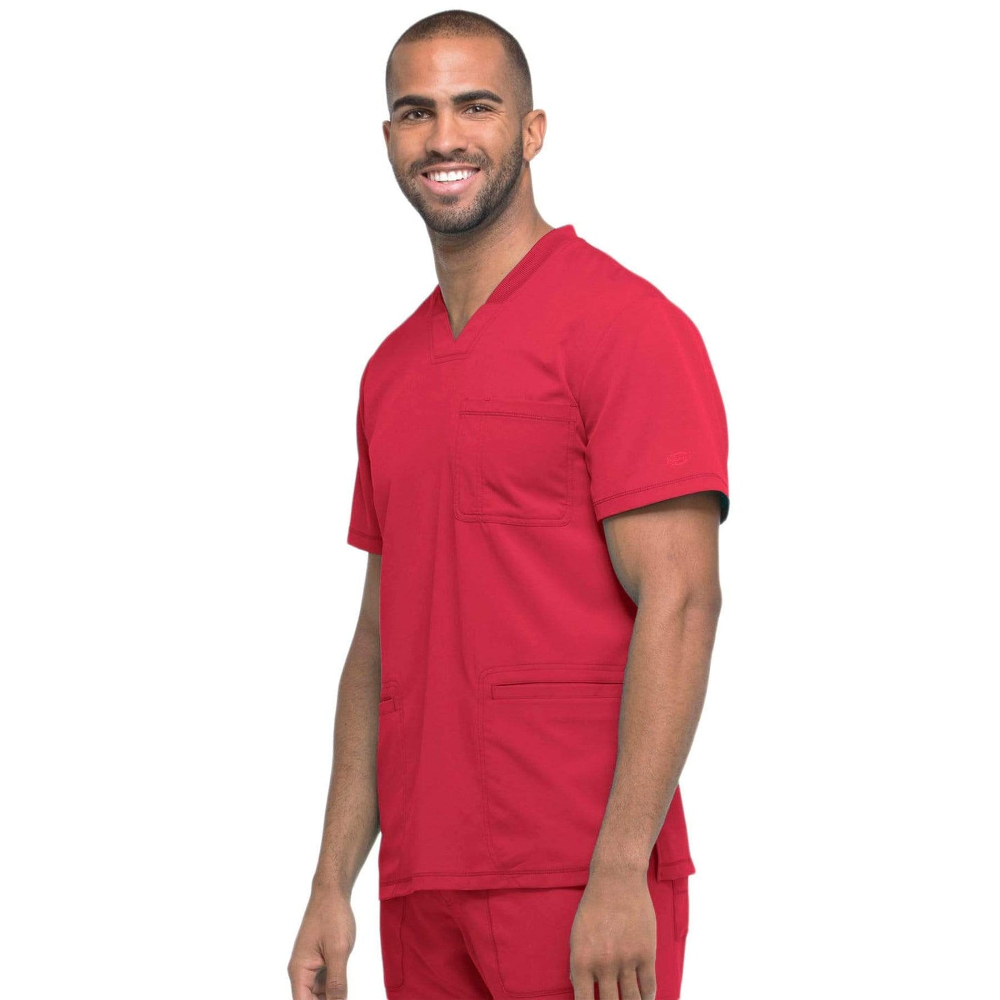 Dickies Dynamix DK640 Scrubs Top Men Red