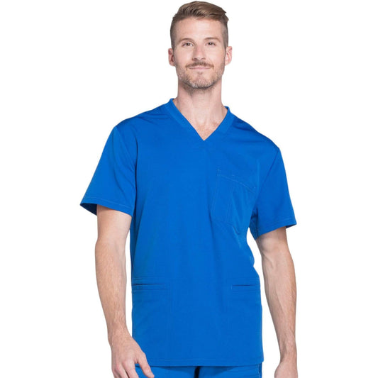 Dickies Scrubs Top 2XL Dickies Dynamix DK640 Scrubs Top Men Royal