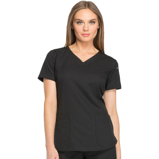 Dickies Scrubs Top 2XL Dickies Dynamix DK730 Scrubs Top Women Black