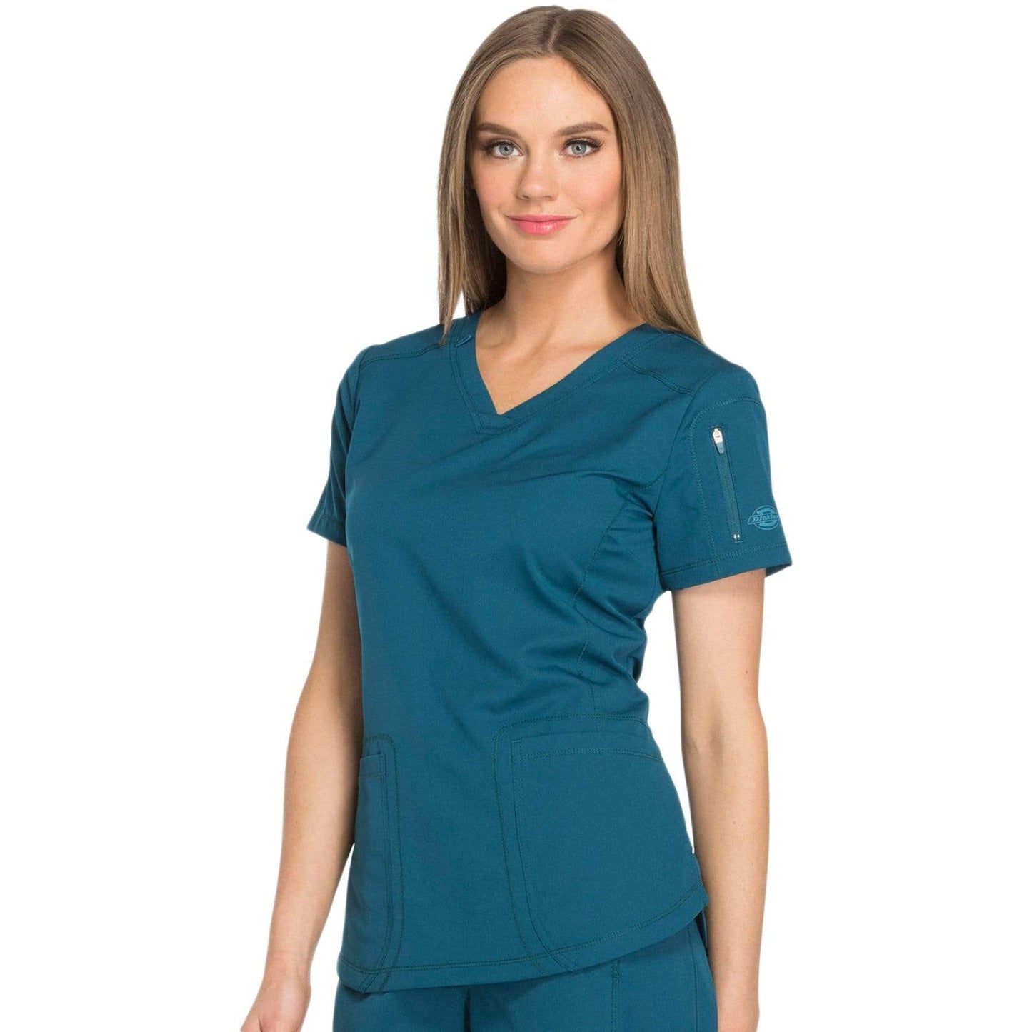 Dickies Scrubs Top Dickies Dynamix DK730 Scrubs Top Women Blue
