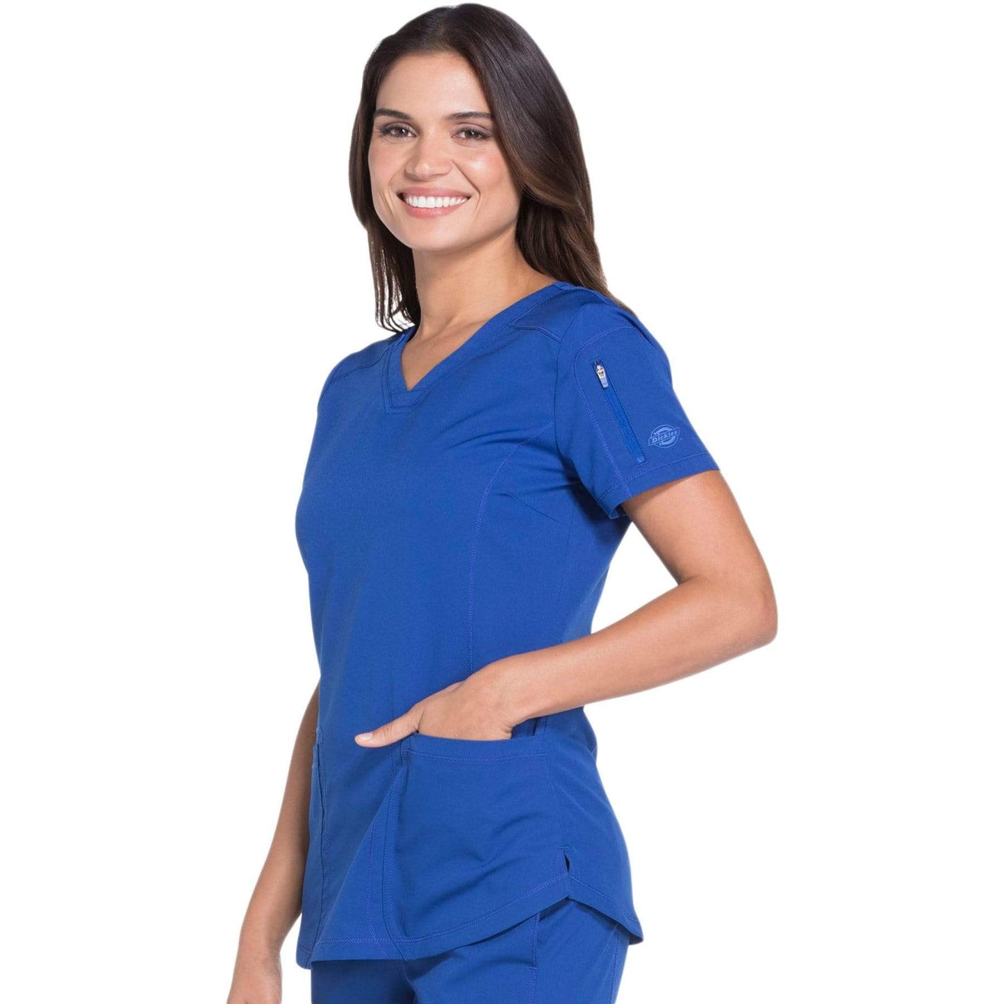 Dickies Scrubs Top Dickies Dynamix DK730 Scrubs Top Women Galaxy Blue
