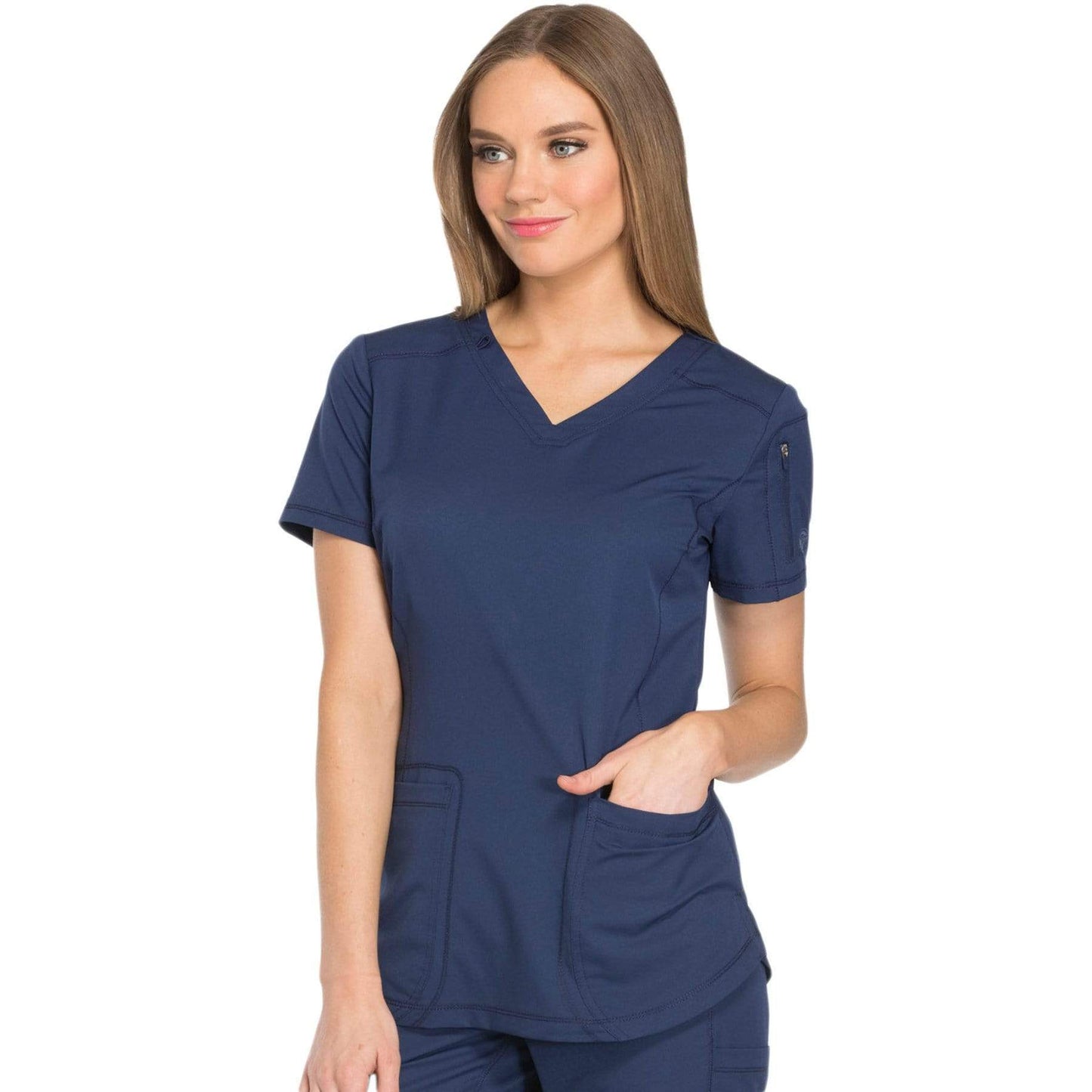 Dickies Scrubs Top Dickies Dynamix DK730 Scrubs Top Women Navy