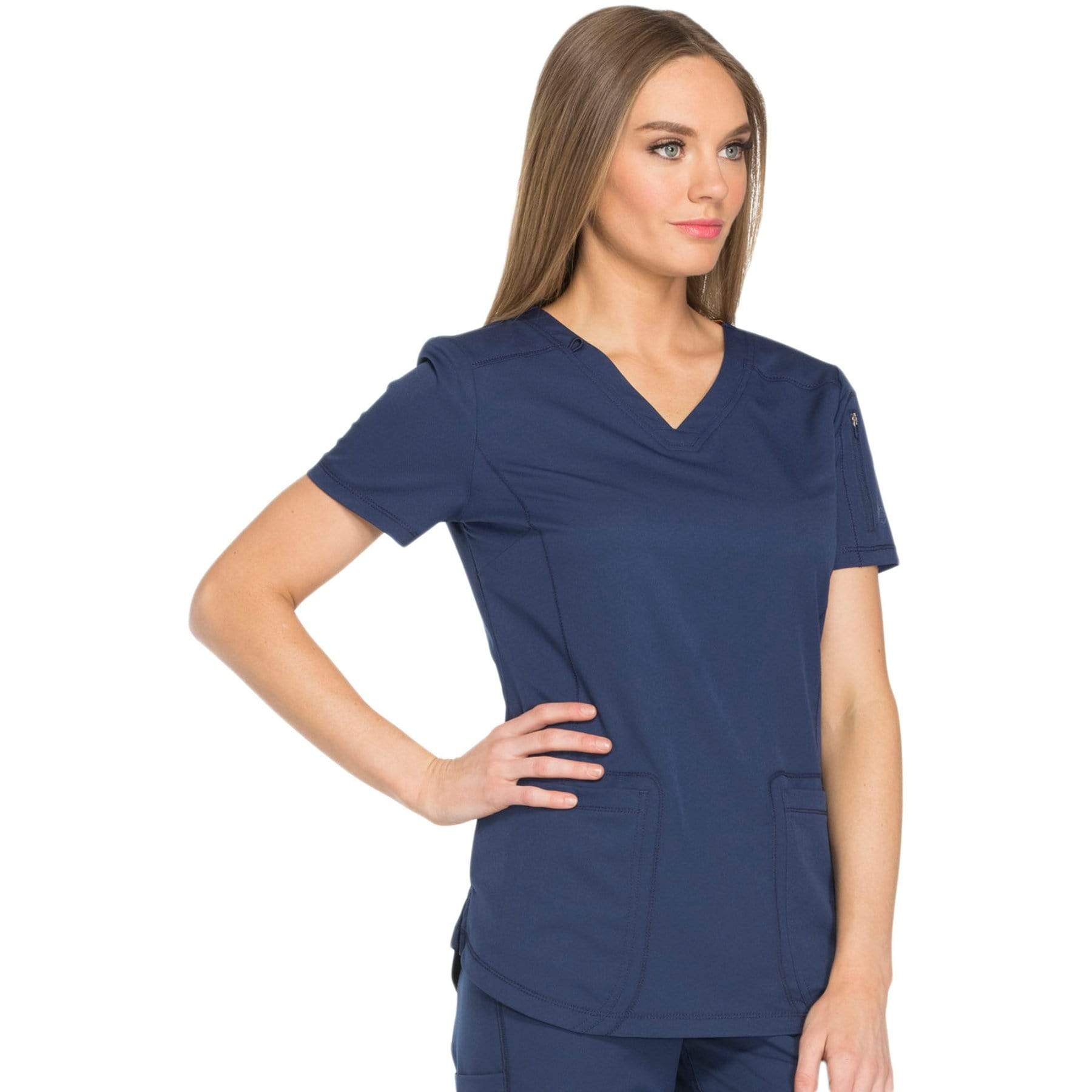 Dickies Scrubs Top Dickies Dynamix DK730 Scrubs Top Women Navy