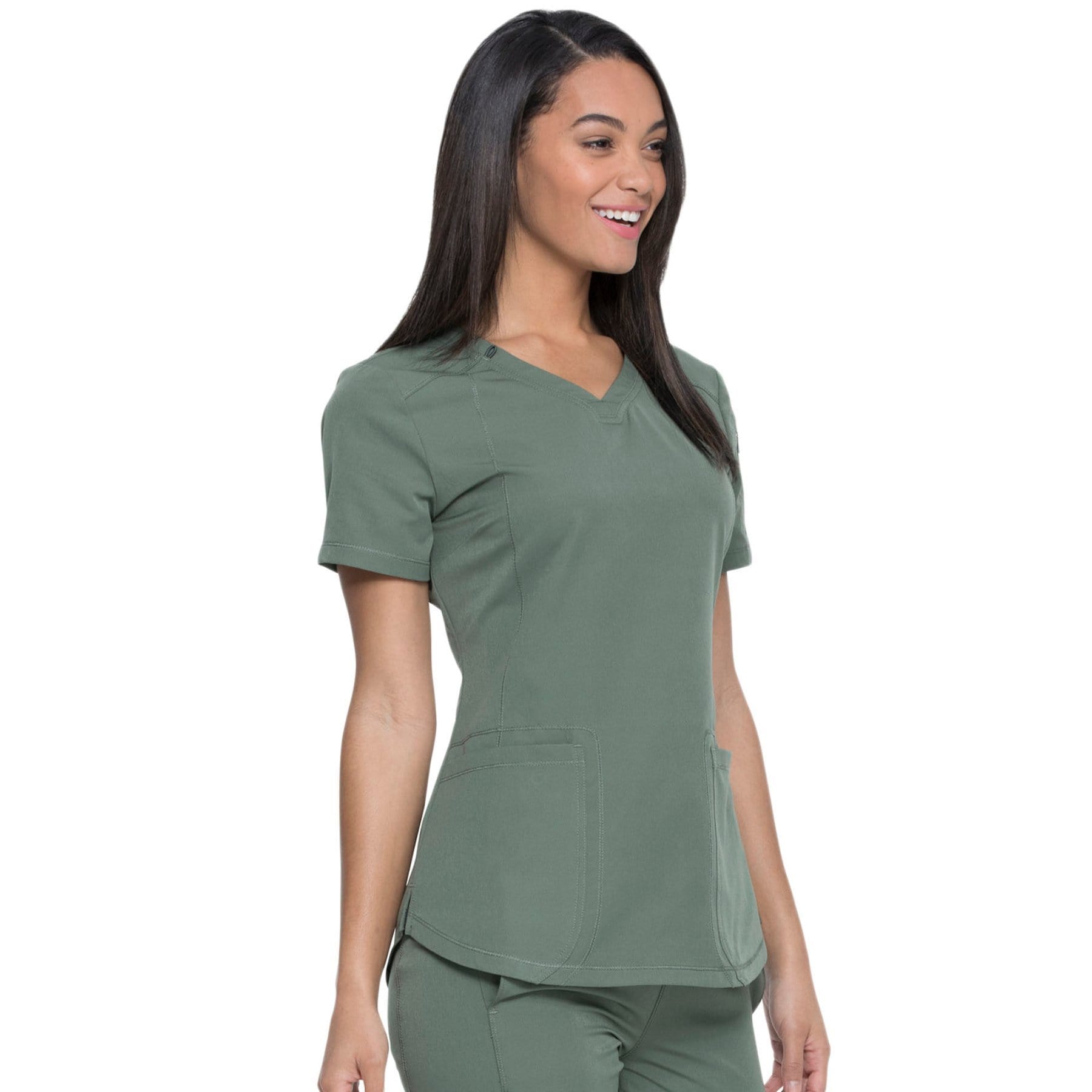 Dickies Scrubs Top Dickies Dynamix DK730 Scrubs Top Women Olive