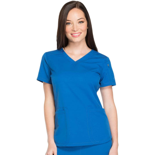 Dickies Scrubs Top 2XL Dickies Dynamix DK730 Scrubs Top Women Royal
