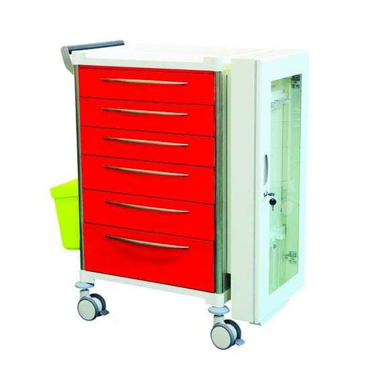 Pacific Medical Australia Emergency Cart Trolleys Difficult Airway Trolley