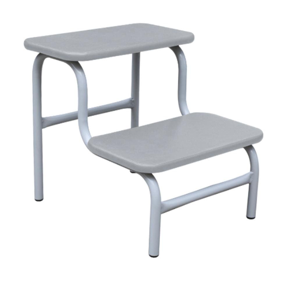 Dalcross Foot Stools Double Step Up Stool Grey Tread - Powdercoated 1063
