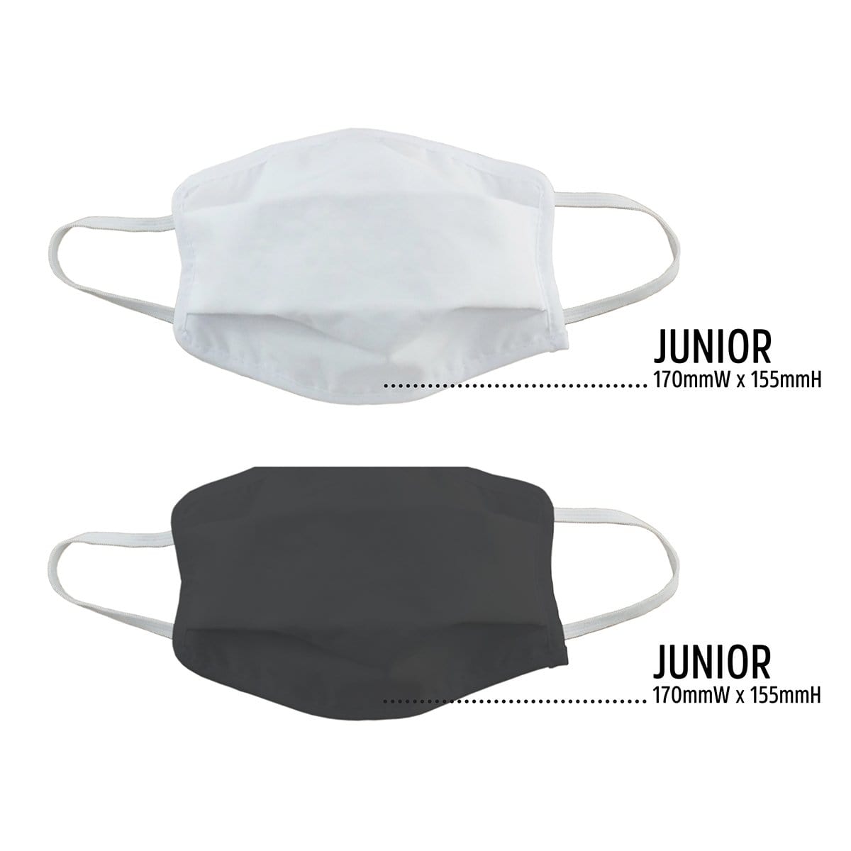 Medshop Reusable Masks white Face Masks Reusable Washable Fabric Junior
