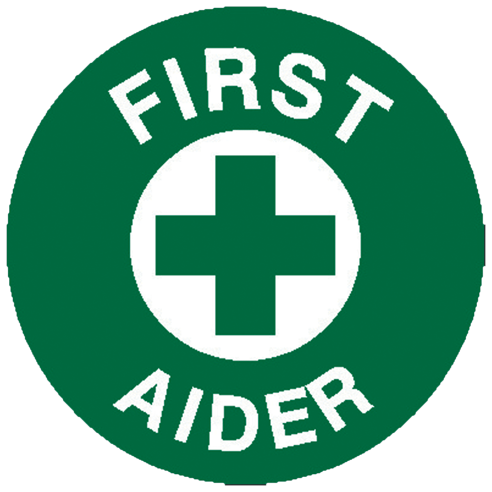 Aero Healthcare Signage First Aider Sticker 5 x 5cm Sheet/5