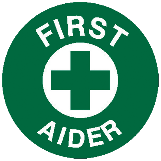 Aero Healthcare Signage First Aider Sticker 5 x 5cm Sheet/5
