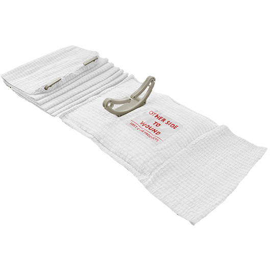 FirstCare Wound Dressings FIRSTCARE Civilian Trauma Hemorrhage Control Bandage 15 x 18cm (White)
