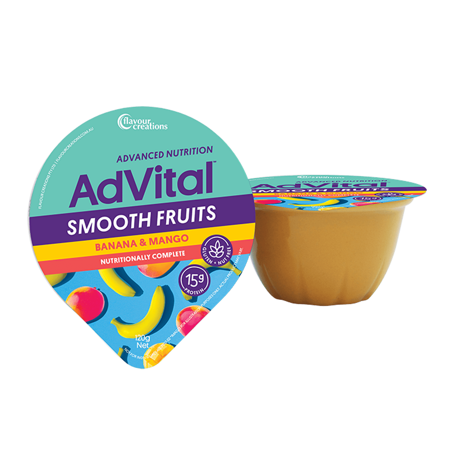 Flavour Creations Nutrition Advital Nutritionally Complete / 120ml / Standard Flavour Creations Attitude Banana & Mango