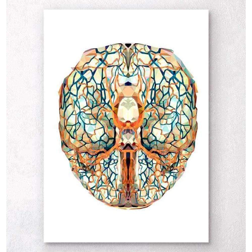 Codex Anatomicus Anatomical Print Geometrical Brain Anatomy I