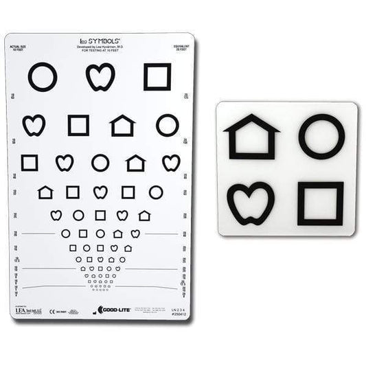 Good Lite Distance Vision Set Good-Lite LEA SYMBOLS Proportional Spaced Chart
