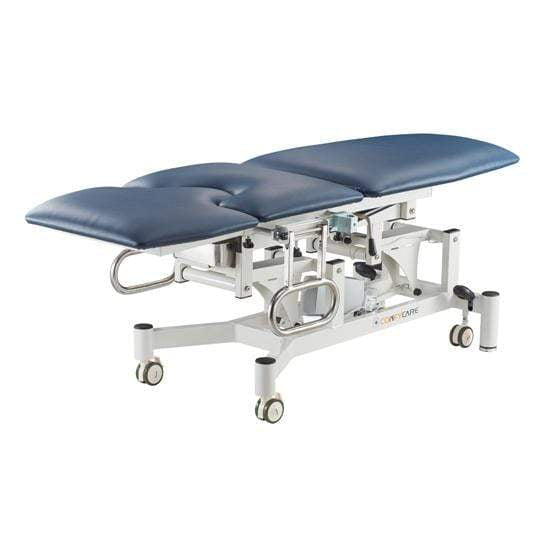Pacific Medical Australia Gynae Chairs With Gas Lift Back / Navy Gynae Chair With Both Foot Stirrups & Footpad