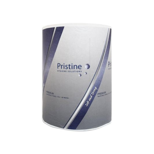 Pristine 90m Hand Towel Roll Virgin