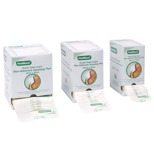 Healband Non Adhesive Dressings 10cm x 10cm Healband Non Adherent Dressing Light