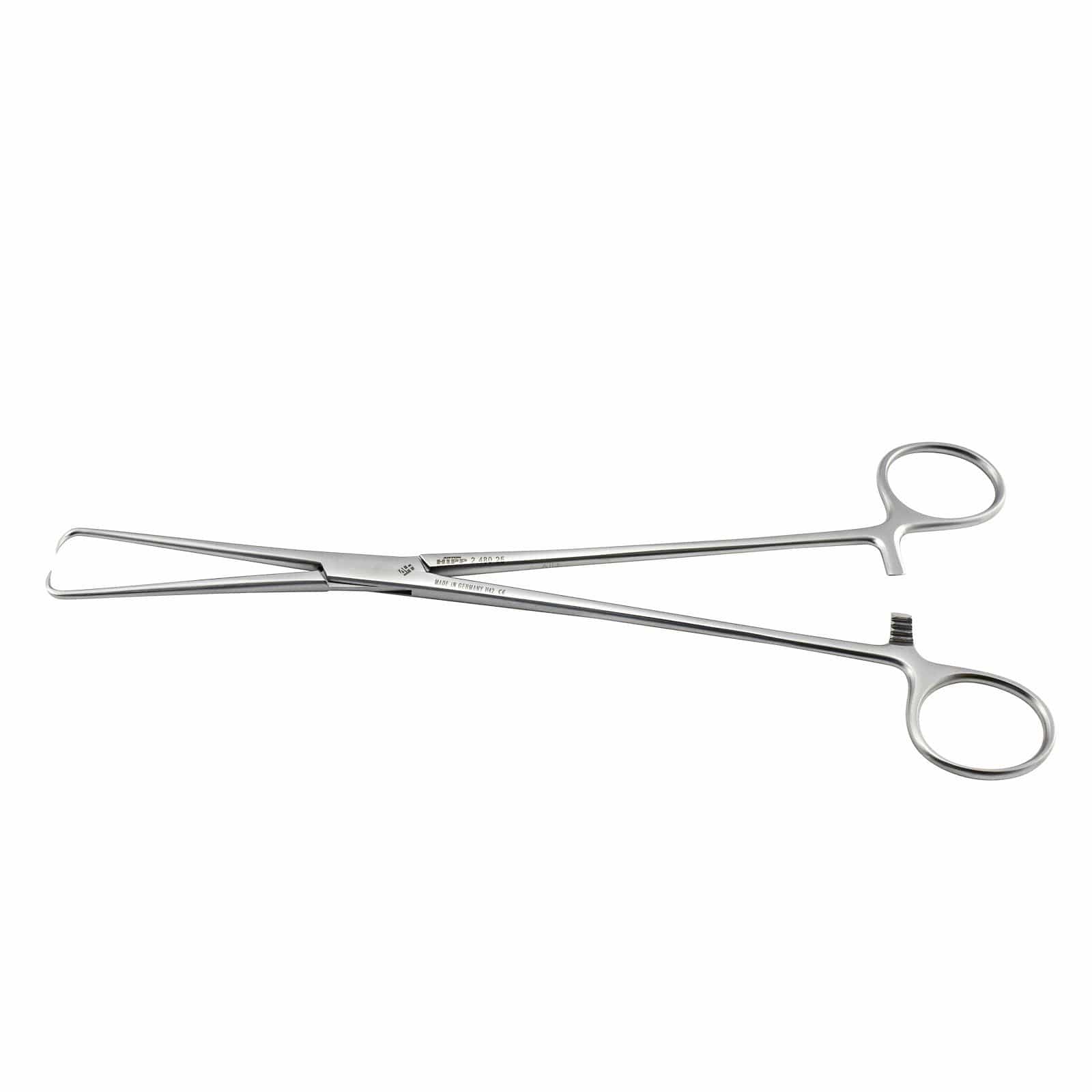 Hipp Forceps 25cm / 1x1 tooth Hipp Schroeder Braun Tenaculum Uterine Forceps