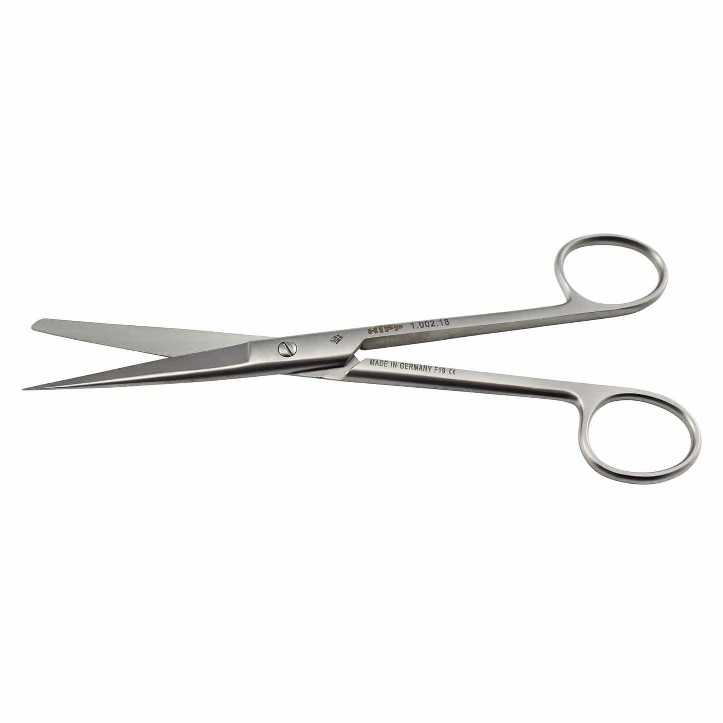 Hipp Operating Scissors 18cm / Straight / Sharp/Blunt Hipp Surgical Scissors