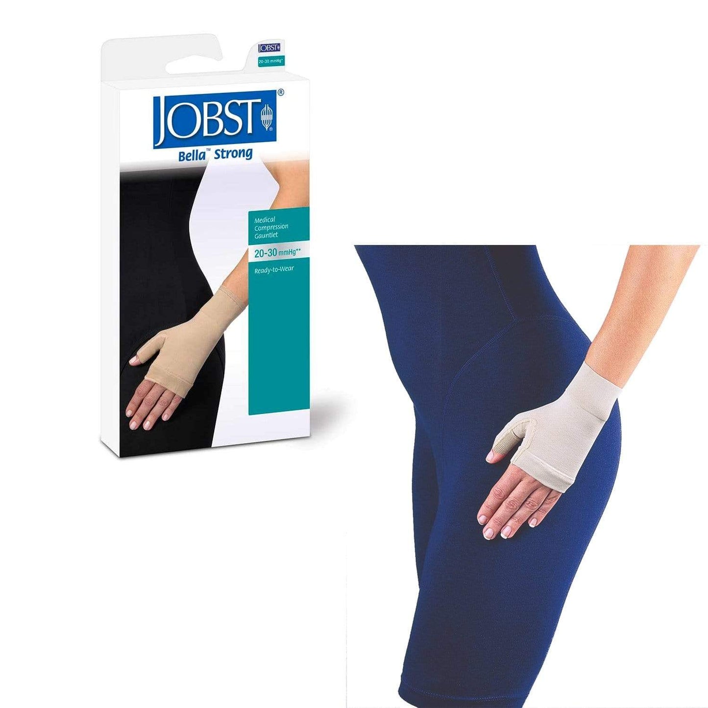 JOBST Lymphology Garments #2 / Natural / 20-30 mmH JOBST Bella Strong Gauntlet