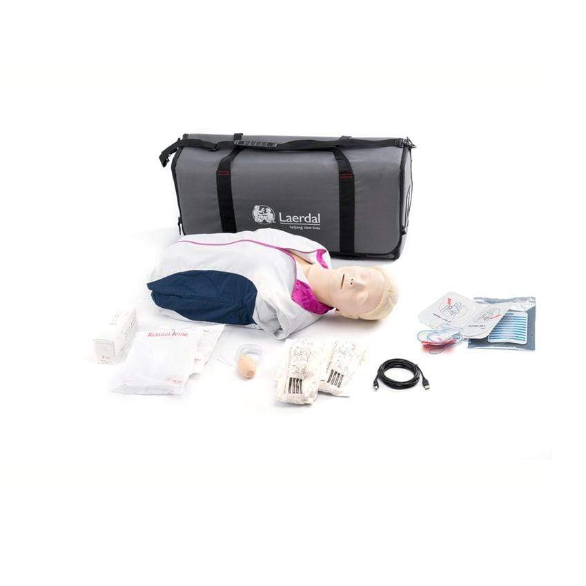Laerdal QCPR Manikins Laerdal Resusci Anne QCPR Manikin Torso Rechargeable + Carry Bag