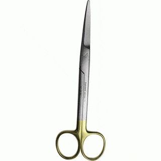 Professional Hospital Furnishings Mayo Scissors 15.5cm / Straight / T/C Mayo Operation & Dissecting Scissors