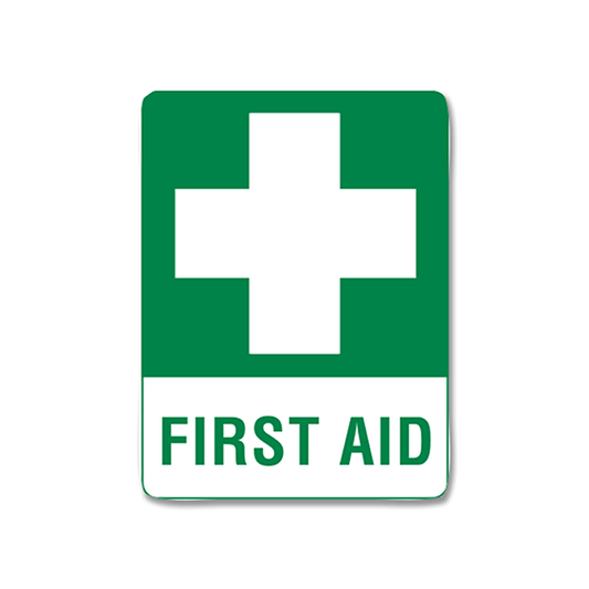 Aero Healthcare Signage Medium Metal First Aid Sign 45 x 30cm