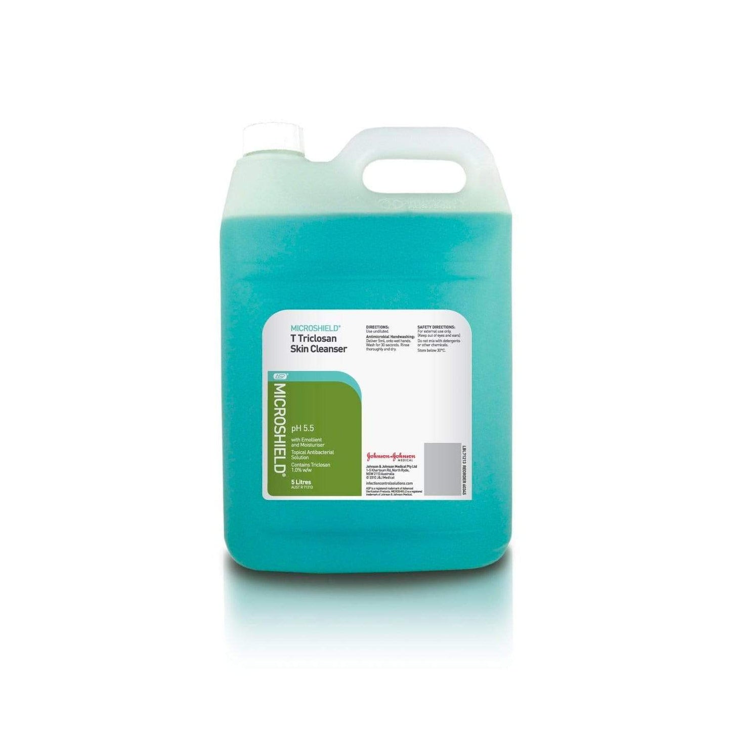 Microshield Hand & Body Wash 5 Litre Microshield T Triclosan Cleanser