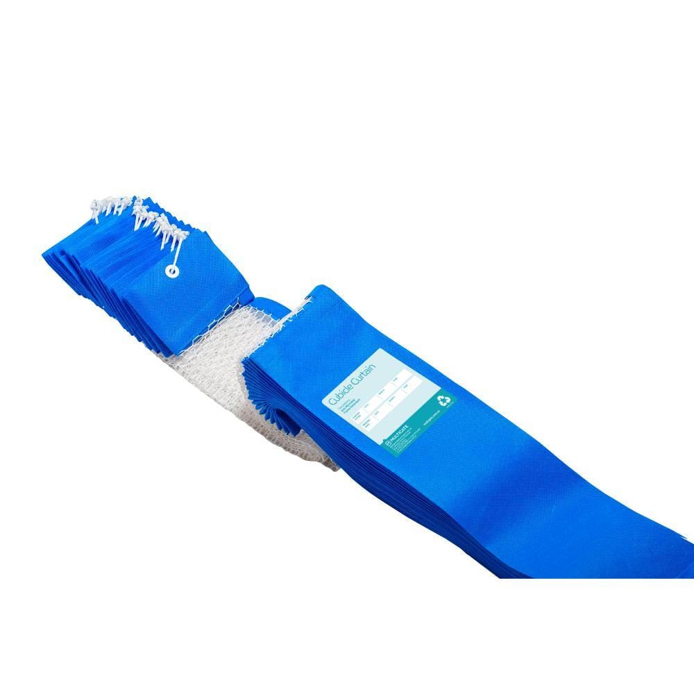 Multigate General Consumables 3m x 2.5m / W/Mesh / Blue Multigate Cubicle Curtains Disposable