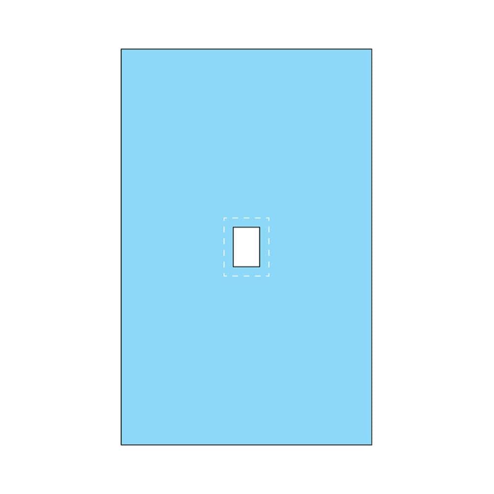 Multigate Drapes & Equipment Covers Adhesive Aperture 10x15cm / 95cm x 150cm / Sterile Multigate Drape
