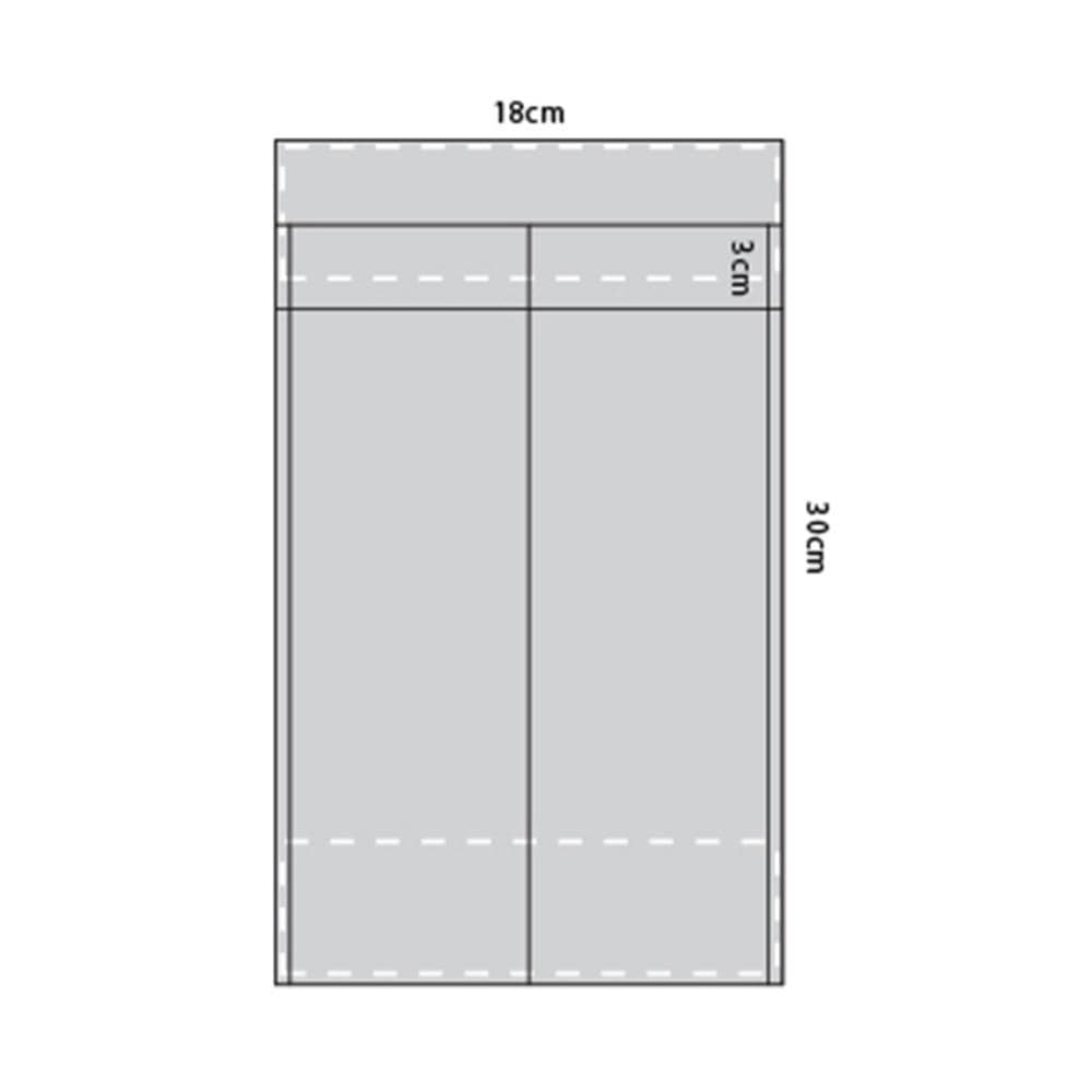 Multigate Drapes & Equipment Covers 18cm x 30cm / Sterile Multigate Instrument Pouch