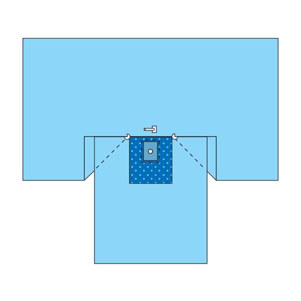 Multigate Drapes & Equipment Covers Hand Drape / Sterile / 35-005 Multigate Speciality Drapes