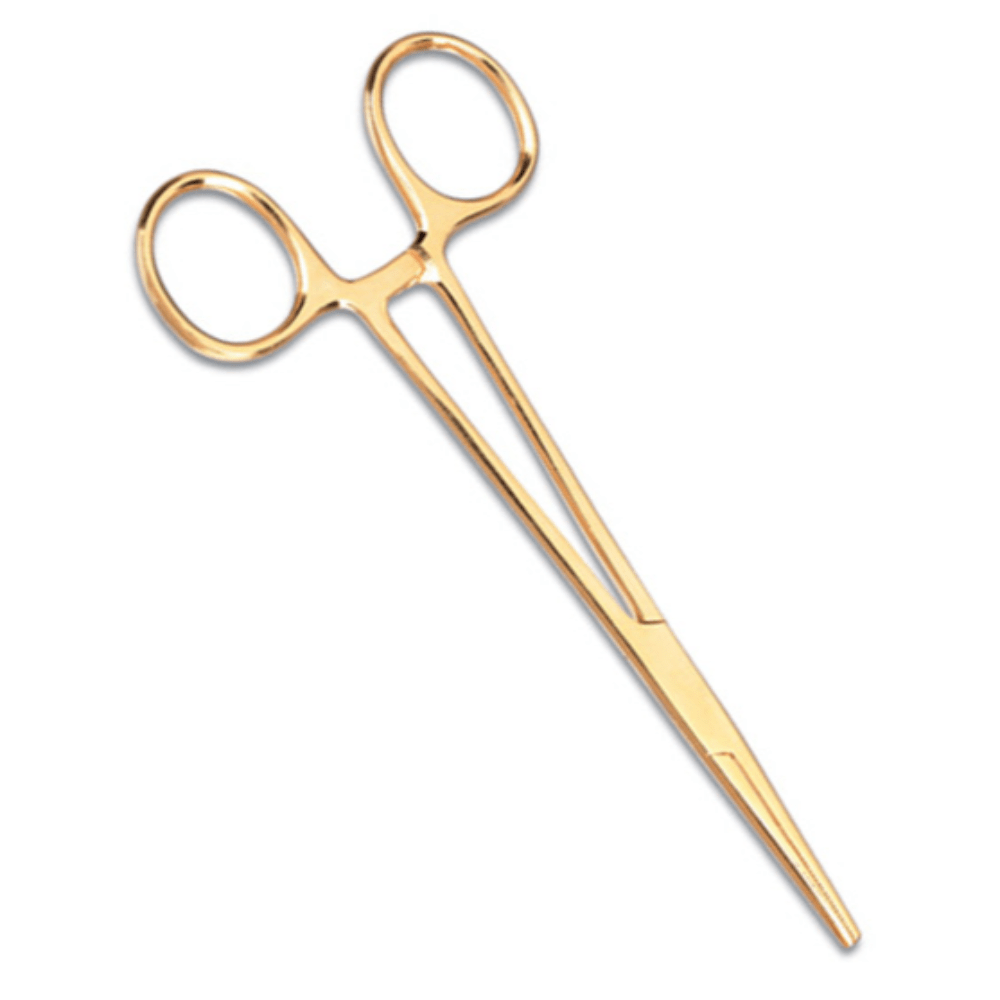 Prestige Medical Forceps Prestige 5.5" Gold Plated Kelly Forceps