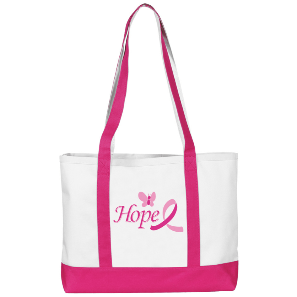 Prestige Medical Totes & Medical Bags Pink and White Prestige Large Tote Bag