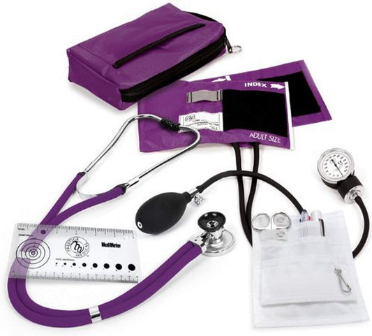 Prestige Medical Prestige Nurse Kit Aneroid Sphygmomanometer/Sprague Stethoscope Purple