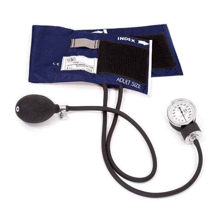 Prestige Medical Hand Held Sphygmomanometers Navy / Adult 10.0"-16.0" Prestige Premium Aneroid Sphygmomanometer