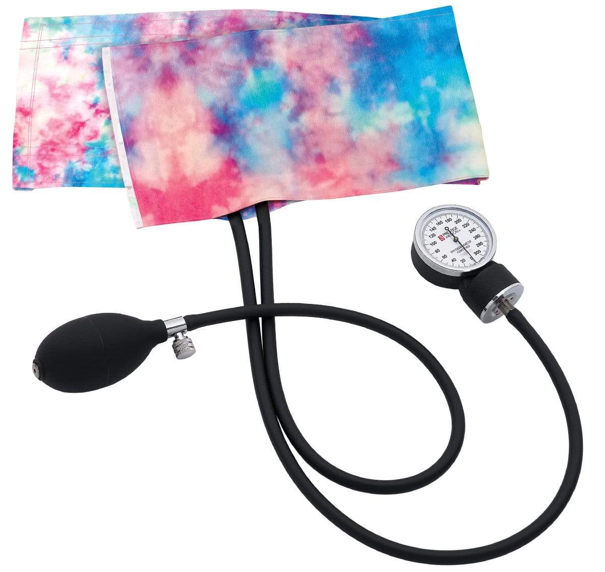 Prestige Medical Hand Held Sphygmomanometers Tie Dye Cotton Candy Sky / Adult 10.0"-16.0" Prestige Premium Aneroid Sphygmomanometer