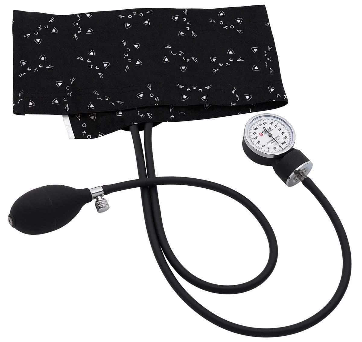 Prestige Medical Hand Held Sphygmomanometers Cats Black & White / Adult 10.0"-16.0" Prestige Premium Aneroid Sphygmomanometer