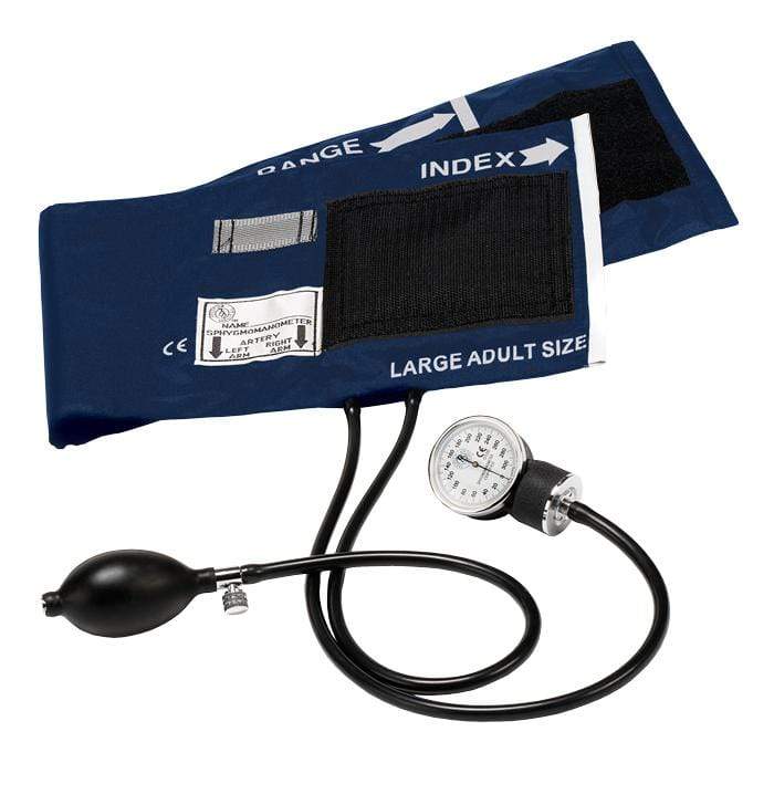 Prestige Medical Hand Held Sphygmomanometers Navy / Large 13.5"-20.0" Prestige Premium Aneroid Sphygmomanometer